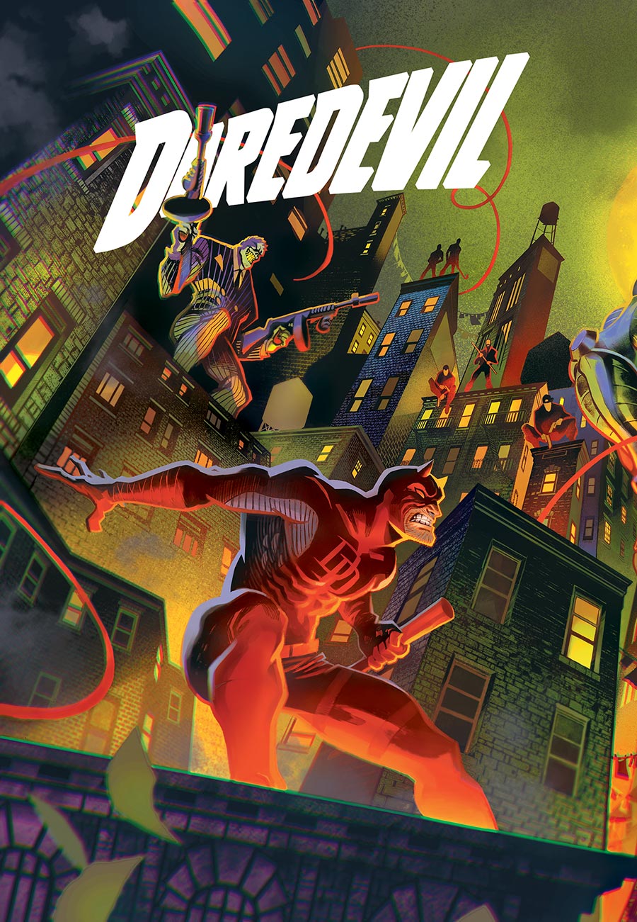 Daredevil Vol 9 #6 Cover B Variant Flaviano 2-Part Connecting Cover