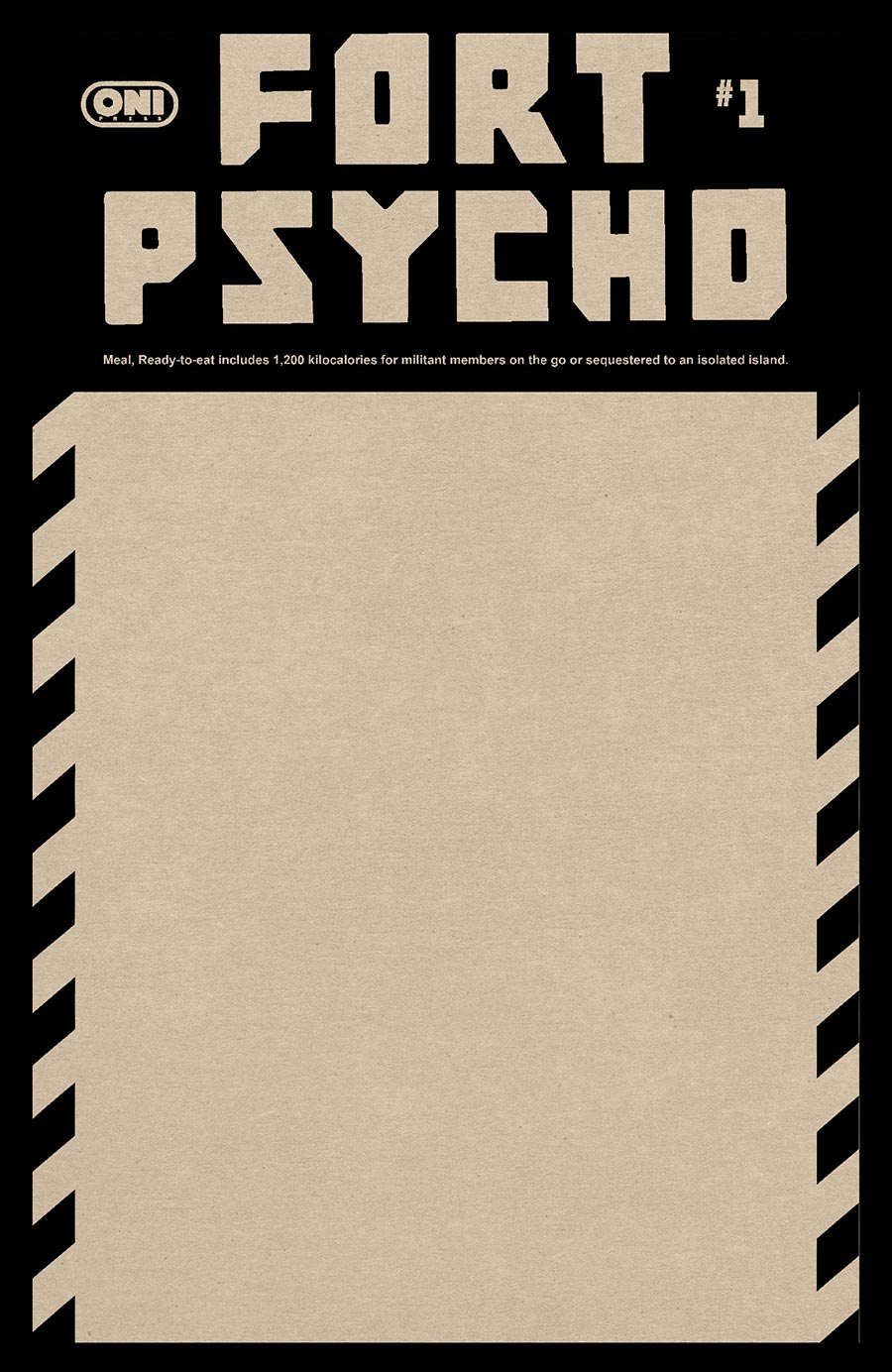 Fort Psycho #1 Cover E Variant Blank Cover