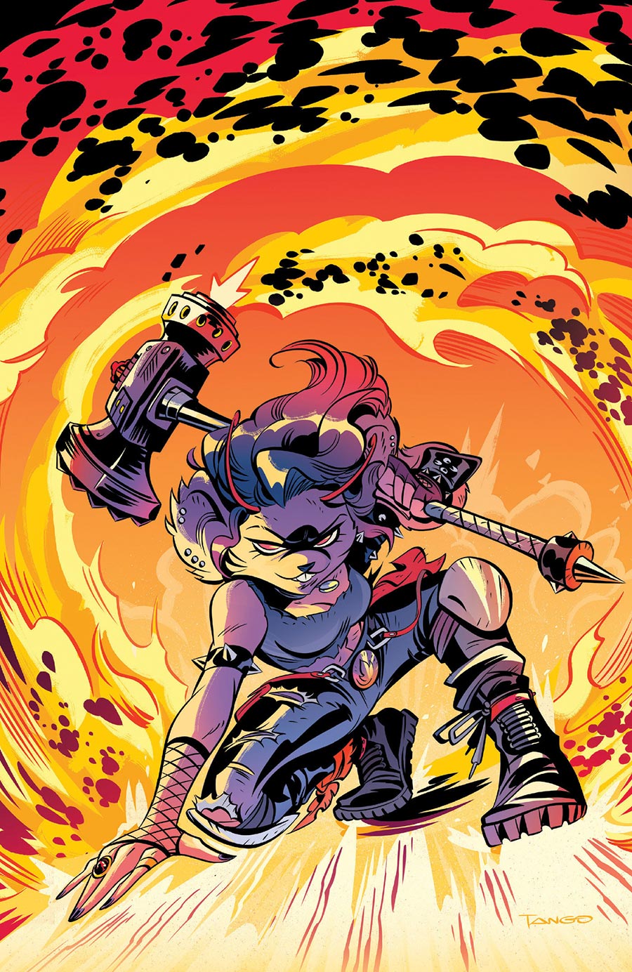Biker Mice From Mars Scorch #1 Cover E Incentive Tango Virgin Cover
