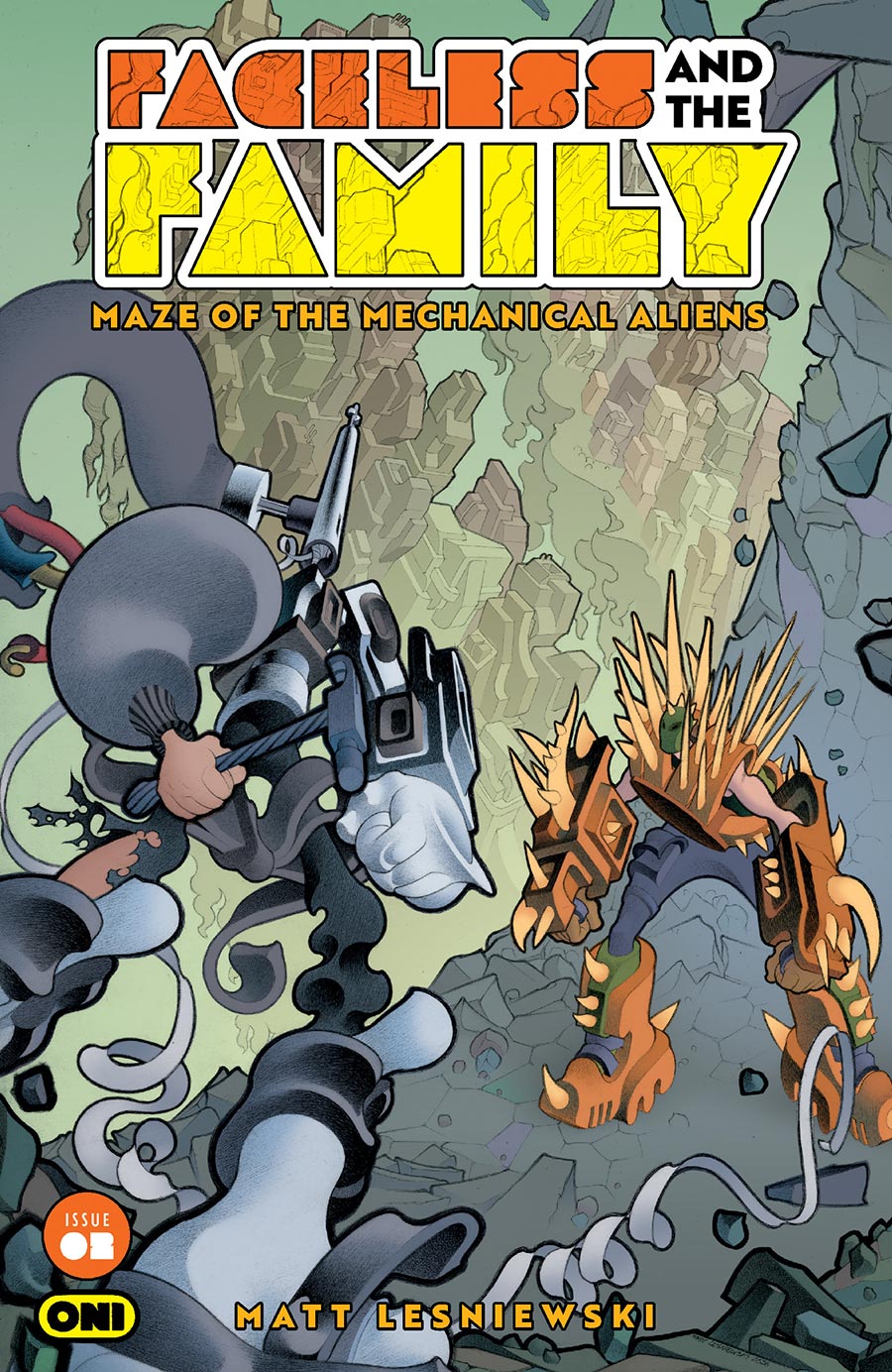 Faceless And The Family Maze Of The Mechanical Aliens #2 Cover A Regular Matt Lesniewski Cover