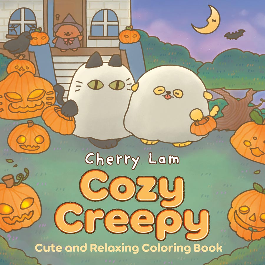 Cozy Creepy Cute And Relaxing Coloring Book TP