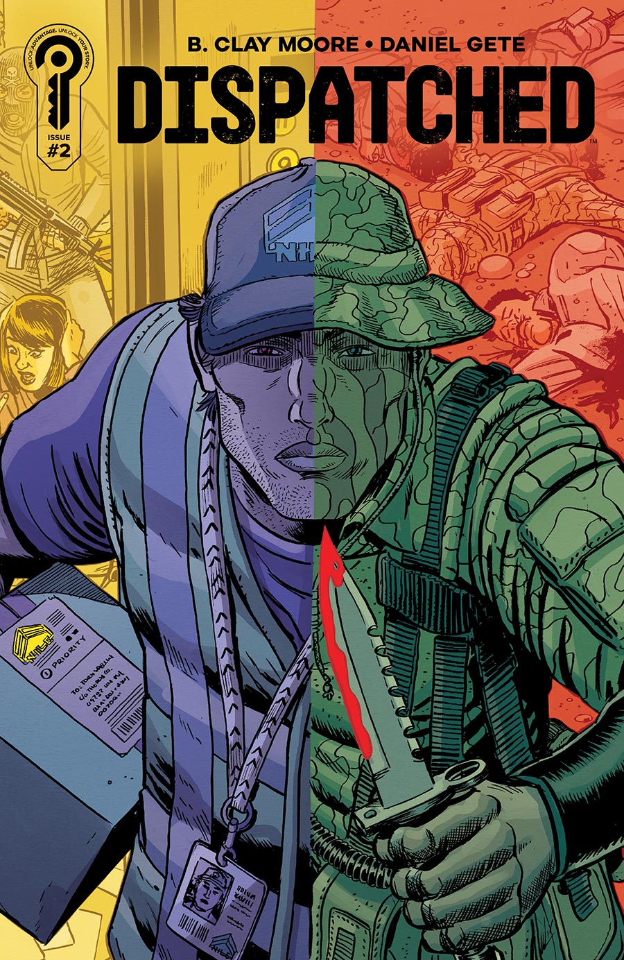 Dispatched #2 Cover B Variant David Lapham Cover