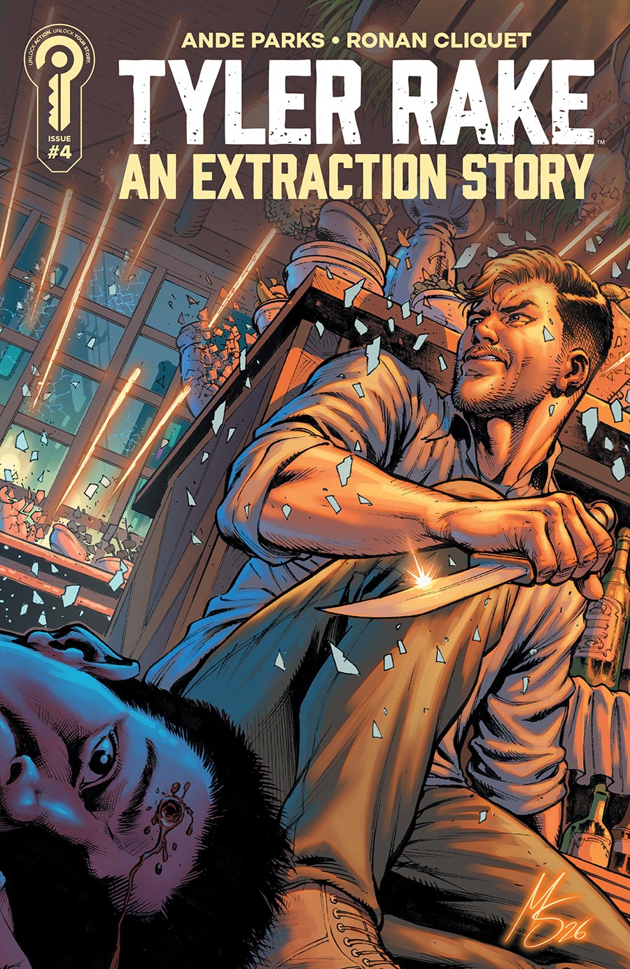 Tyler Rake An Extraction Story #4 Cover B Variant Marco Santucci Cover