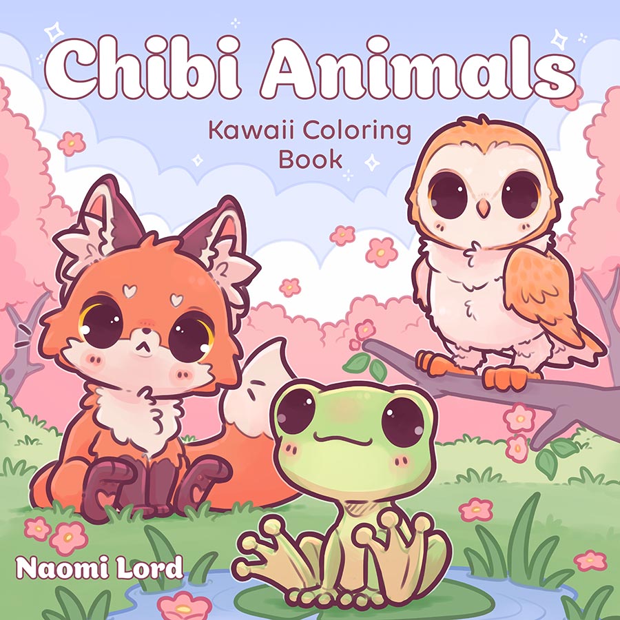 Chibi Animals Kawaii Coloring Book TP