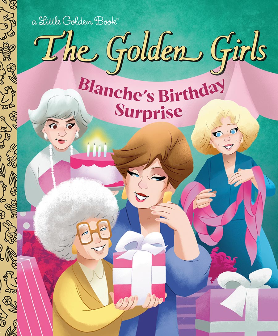 Golden Girls Blanches Birthday Surprise Little Golden Book HC