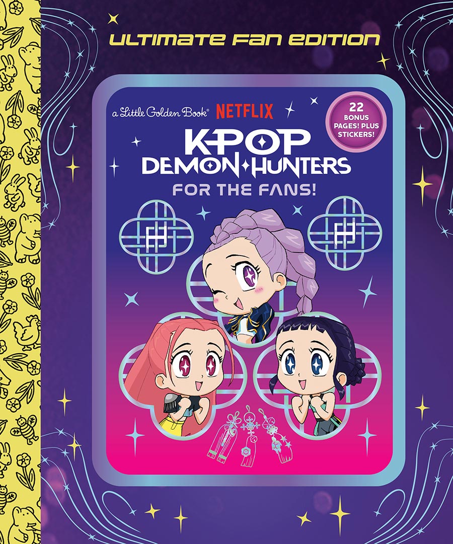 KPop Demon Hunters For The Fans Little Golden Book HC Ultimate Fan Edition