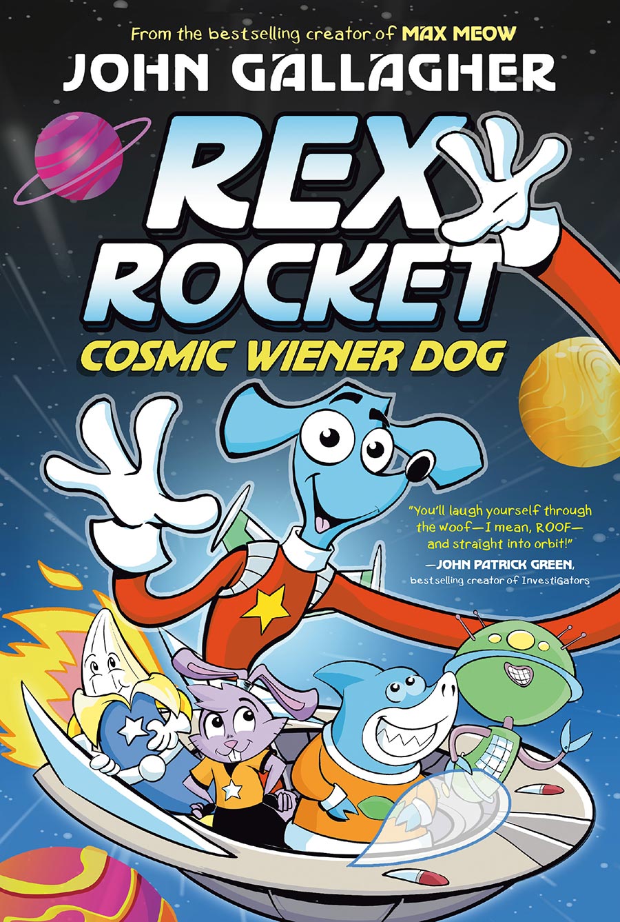 Rex Rocket Cosmic Wiener Dog A Graphic Novel HC