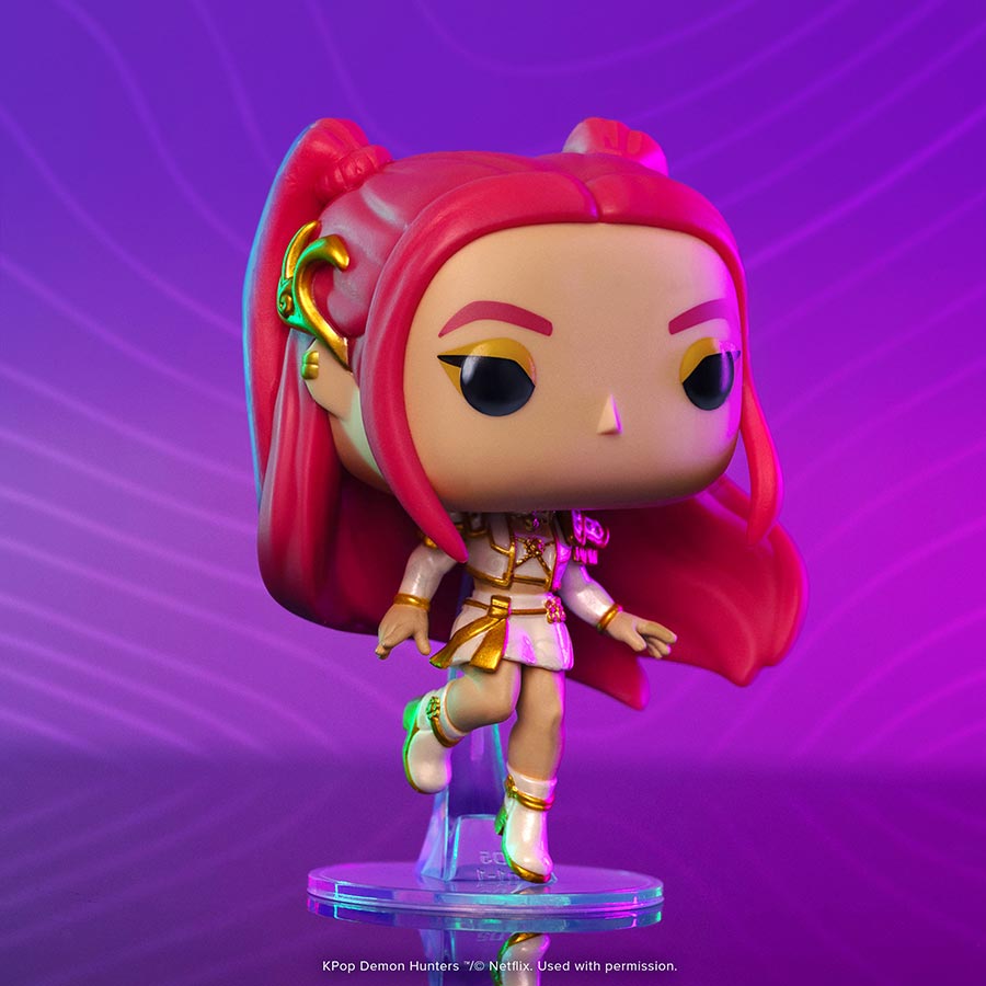 POP Animation KPOP Demon Hunters Mira What It Sounds Like Vinyl Figure