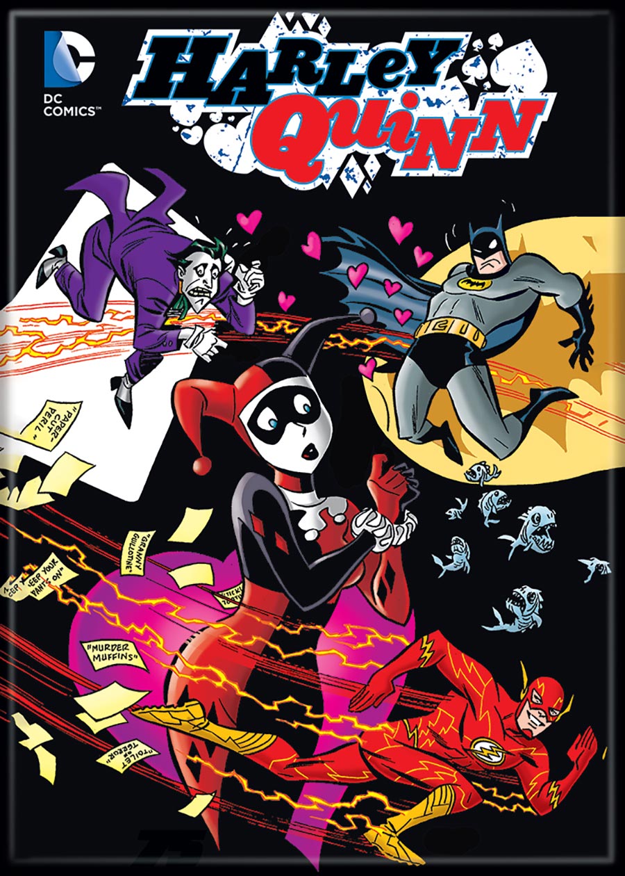 DC Comics 2.5x3.5-Inch Magnet - Batman Harley Quinn 14B Variant (BOY75203DC)