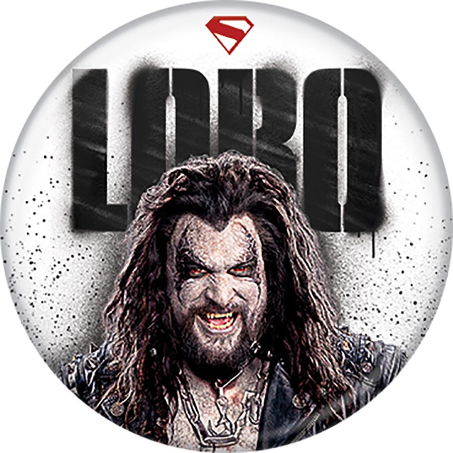 DC Comics 1.25-Inch Button Supergirl 2026 - Lobo On White (BOY80295)