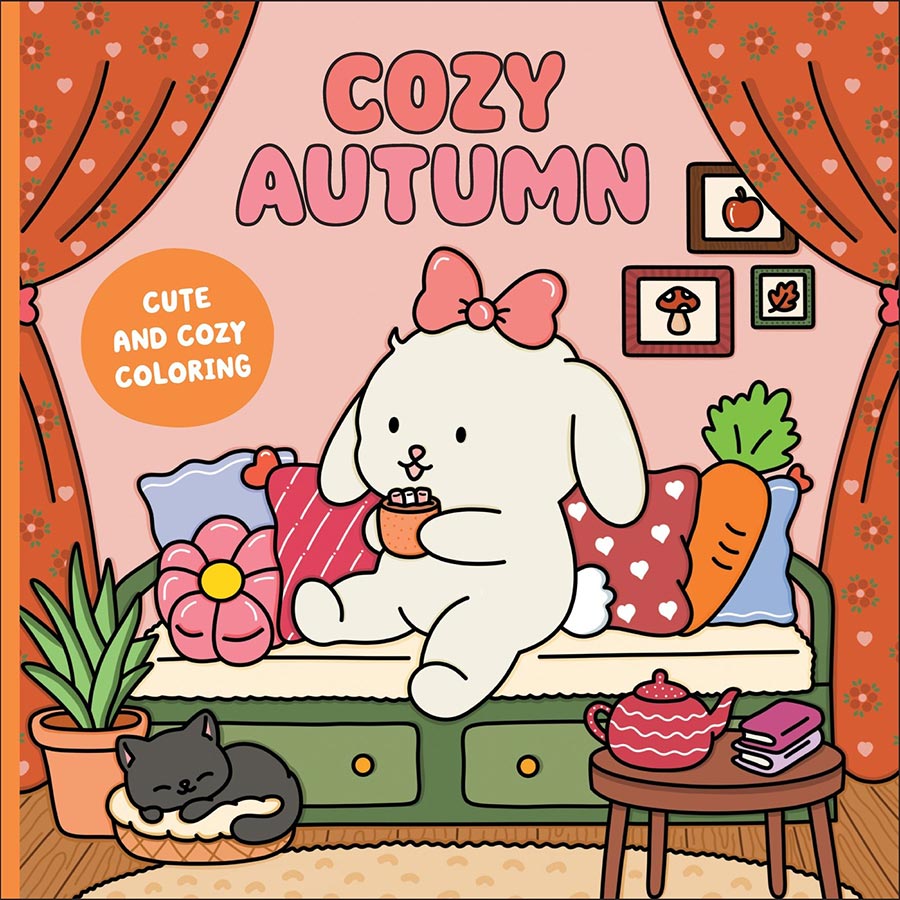 Cozy Autumn A Cute & Cozy Coloring Book TP