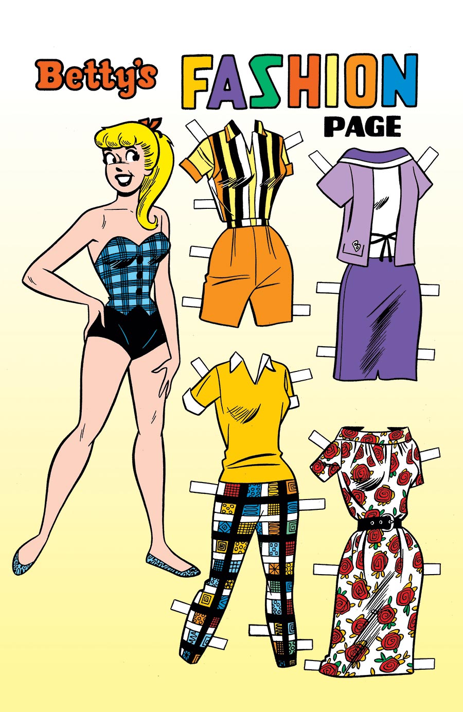 Archie Comics 85th Anniversary Presents Betty & Veronica Fashion Pages #1 (One Shot) Cover B Variant Dan DeCarlo Betty Pin-Up Cover