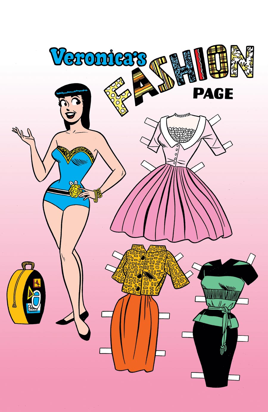 Archie Comics 85th Anniversary Presents Betty & Veronica Fashion Pages #1 (One Shot) Cover C Variant Dan DeCarlo Veronica Pin-Up Cover