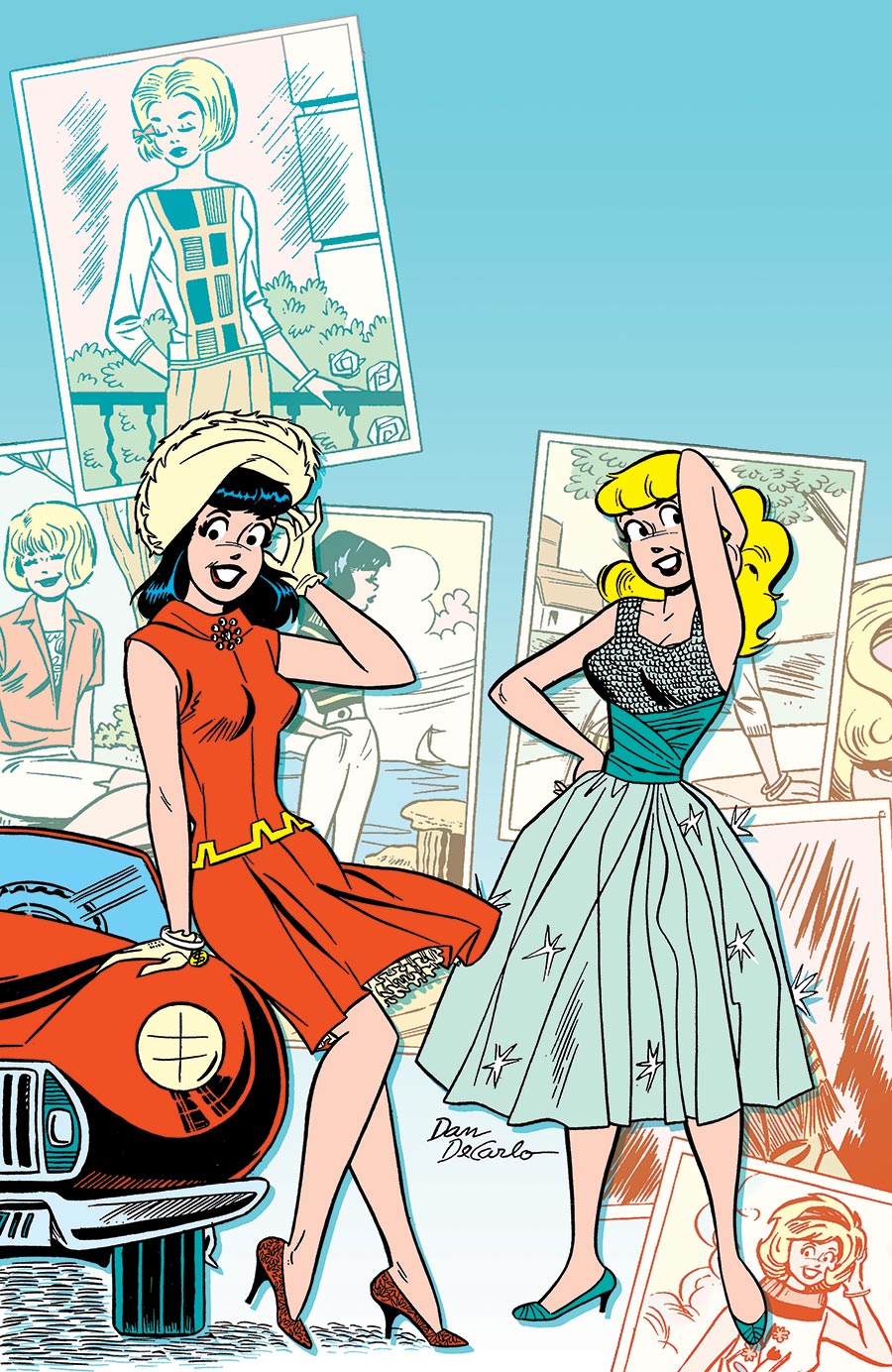 Archie Comics 85th Anniversary Presents Betty & Veronica Fashion Pages #1 (One Shot) Cover D Variant Dan DeCarlo Foil Virgin Cover