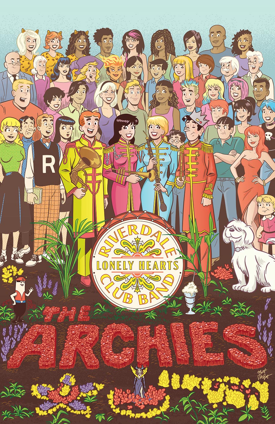 Archie Facsimile #17 Laugh 166 Cover B Variant Matt Talbot Sgt Peppers Lonely Hearts Club Band Homage Cover
