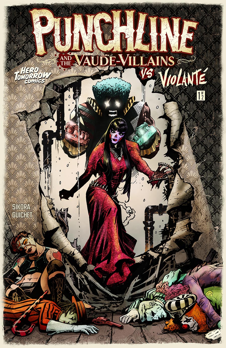 Punchline And The Vaude-Villains vs Violante #1 Cover A Regular Yvel Guichet Cover