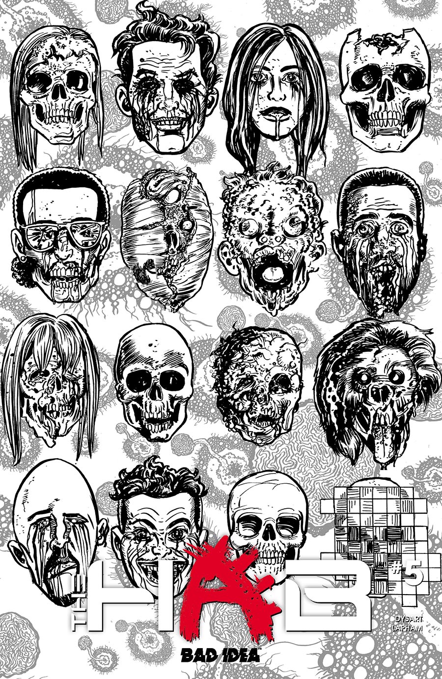 The Hab #5 Cover E Variant David Lapham Dead Skulls Cover