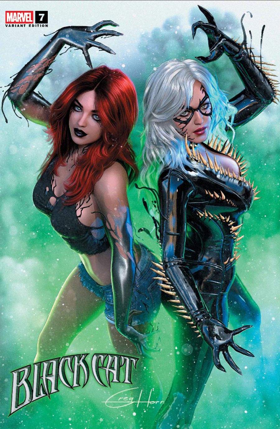 Black Cat Vol 3 #7 Cover H DF Comicxposure Exclusive Greg Land Variant Cover