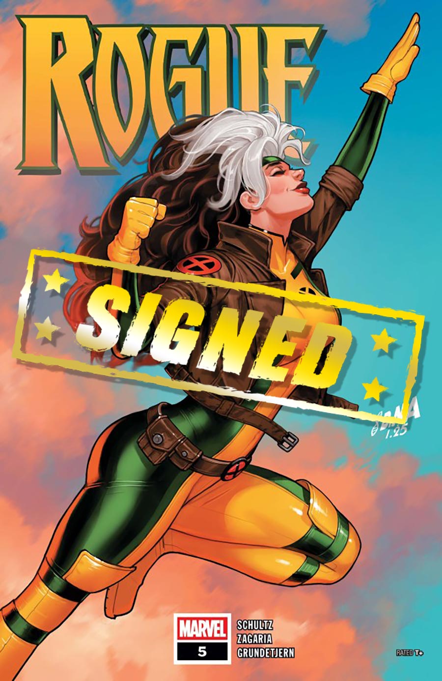 Rogue Vol 4 #5 Cover C DF Signed By Erica Schultz