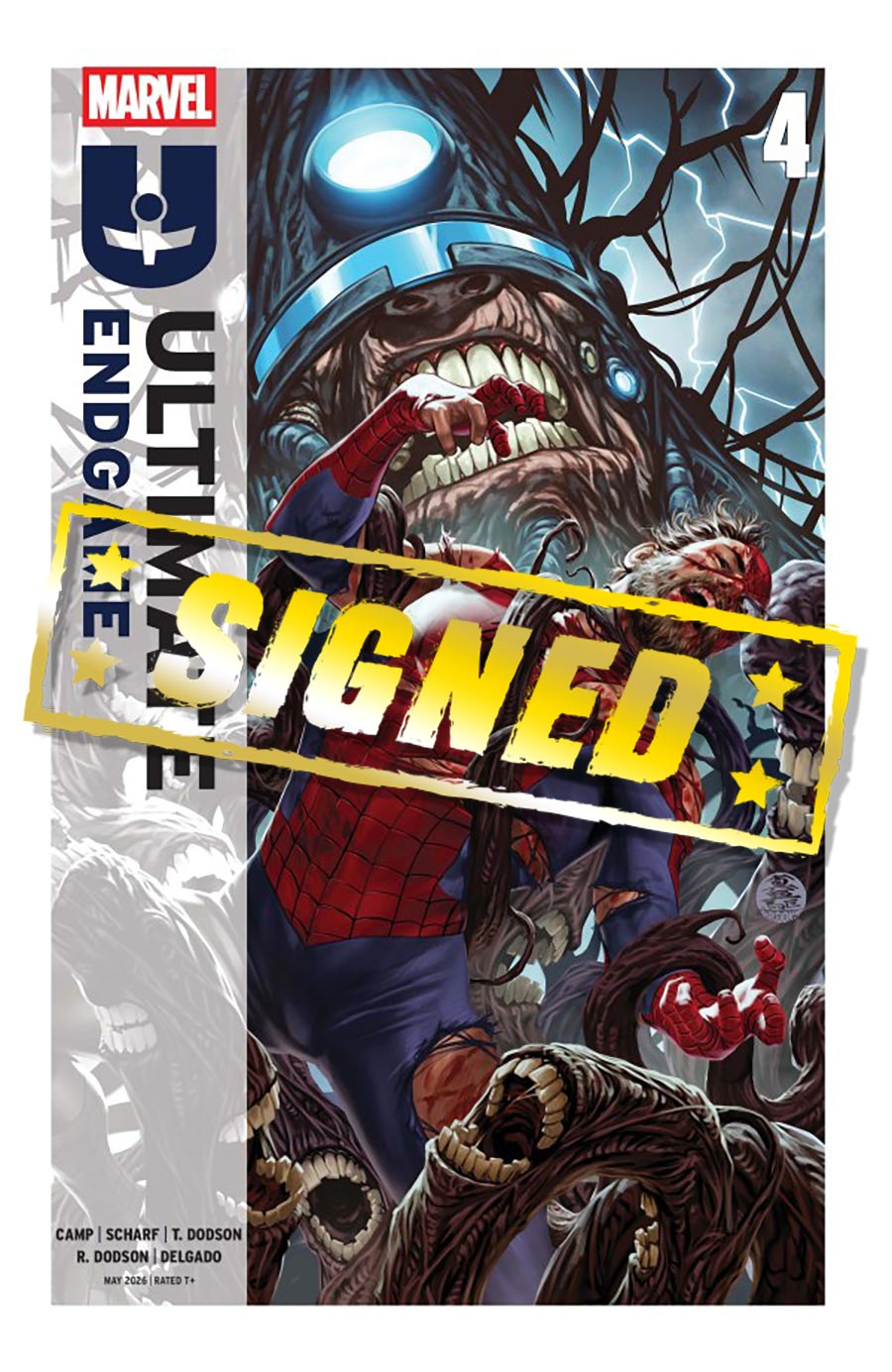 Ultimate Endgame #4 Cover F DF Signed Terry Dodson & Rachel Dodson