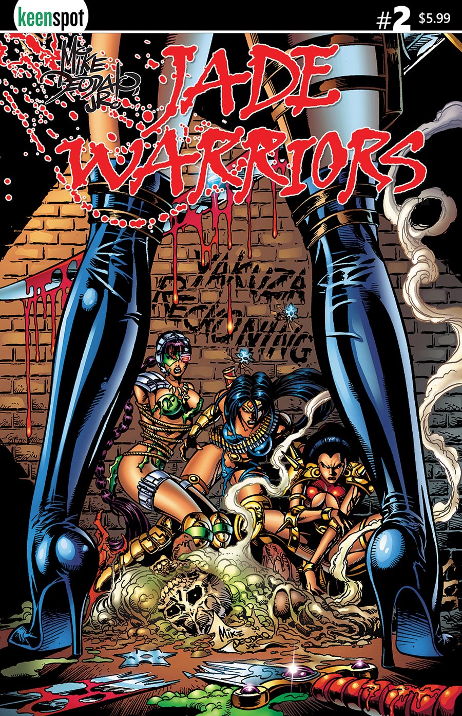 Jade Warriors Vol 2 #2 Cover A Regular Mike Deodato Jr Yakuza Reckoning Cover