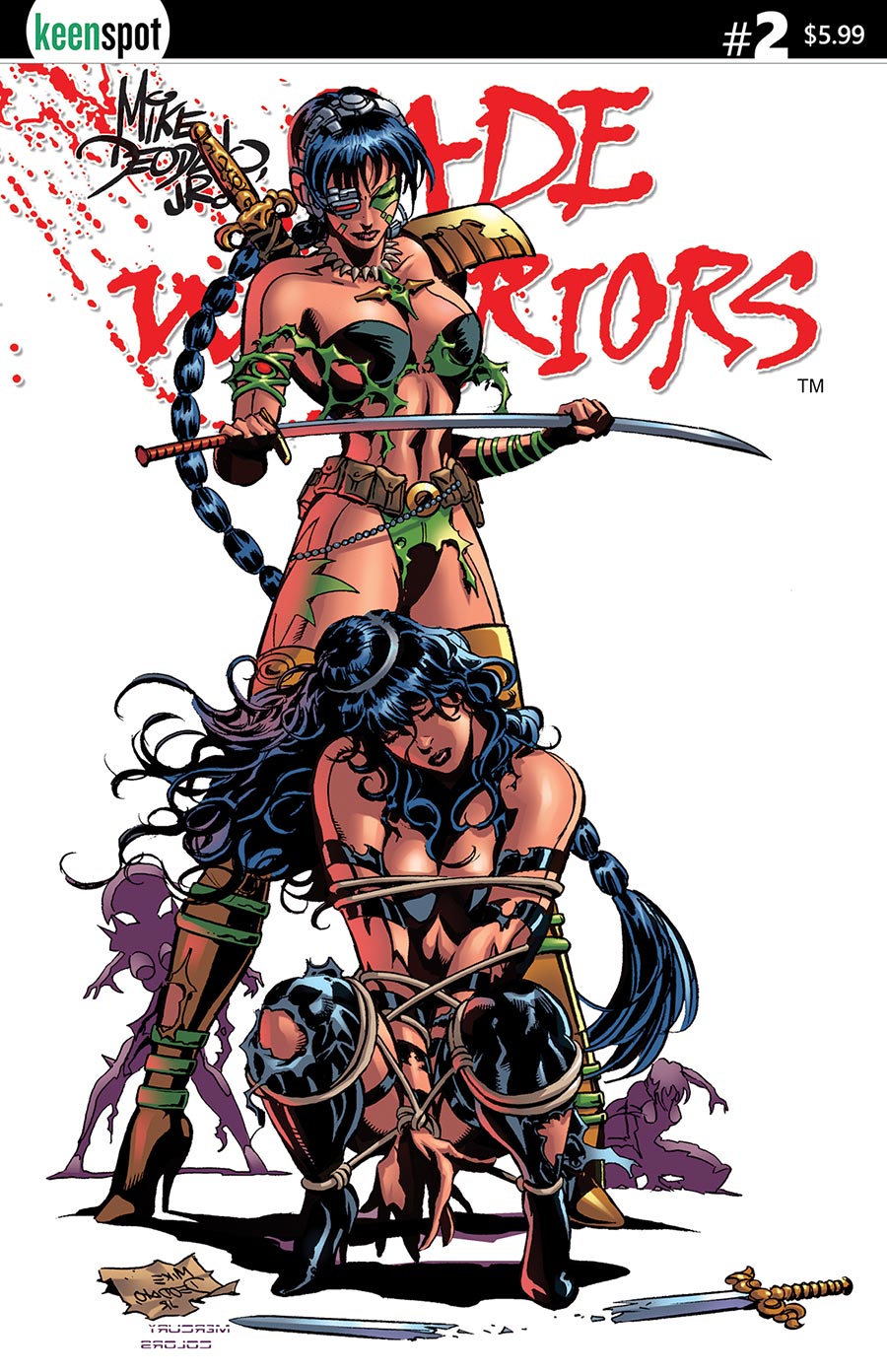 Jade Warriors Vol 2 #2 Cover C Variant Mike Deodato Jr All Tied Up Cover