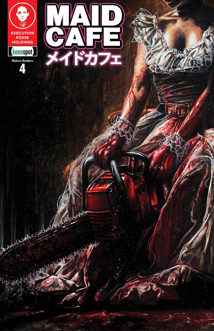 Maid Cafe #4 Cover C Variant Naomi Griffin Hihi Darkness Cover