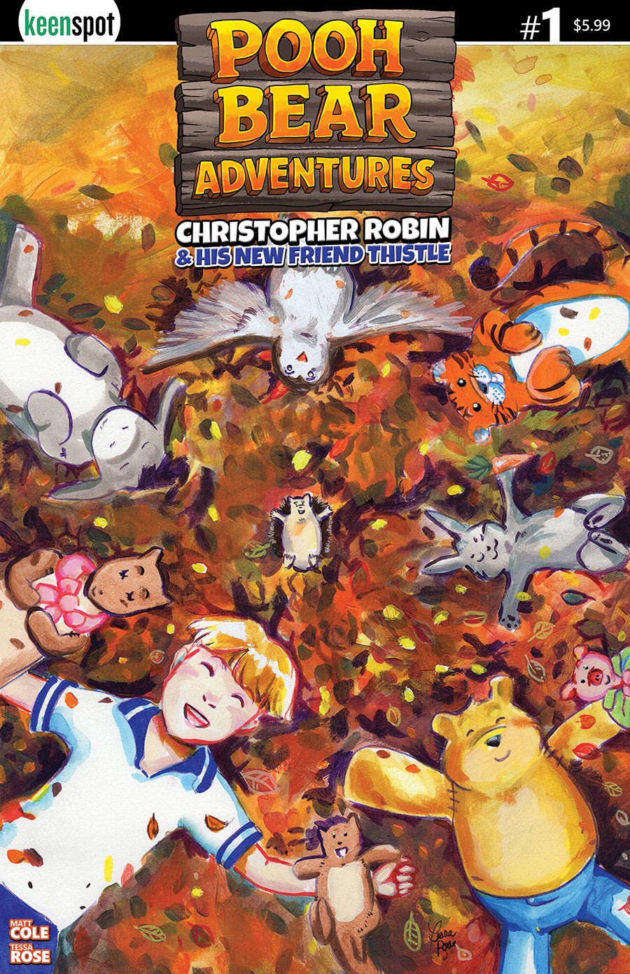 Pooh Bear Adventures Christopher Robin & His New Friend Thistle #1 (One Shot) Cover A Regular Tessa Rose The Gangs All Here Cover