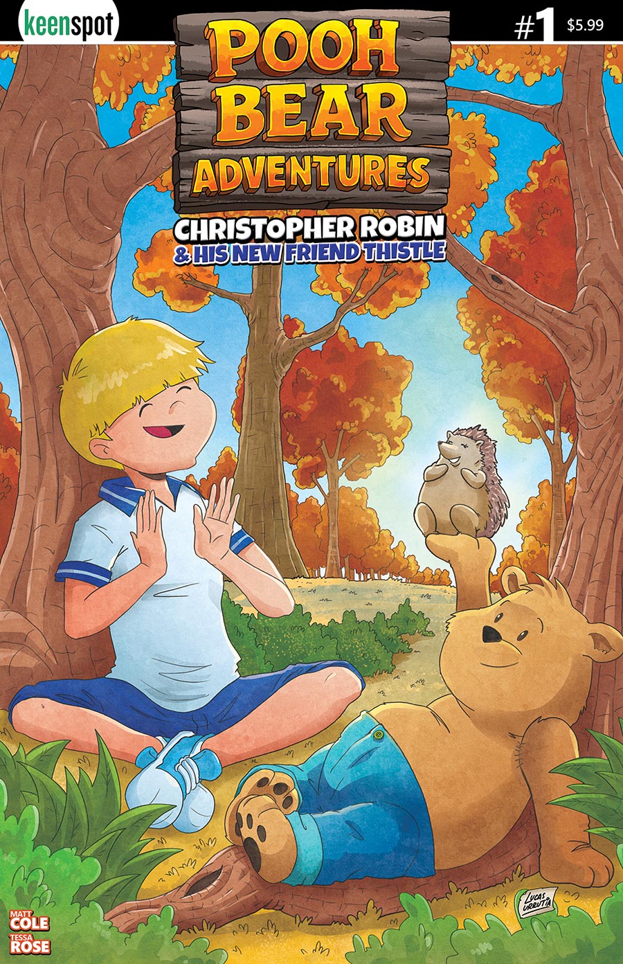 Pooh Bear Adventures Christopher Robin & His New Friend Thistle #1 (One Shot) Cover C Variant Lucas Urrutia Cover