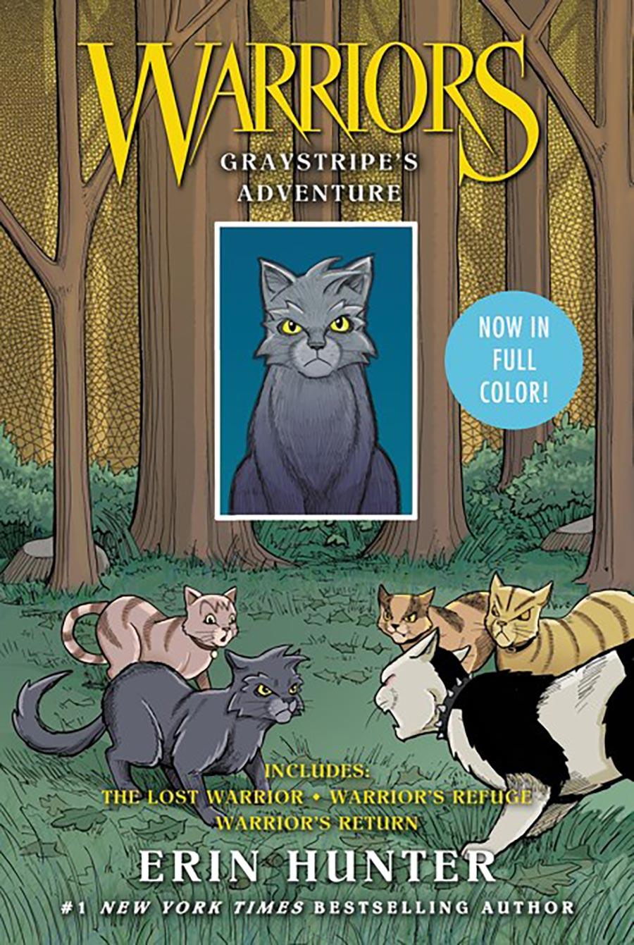 Warriors Graystripes Adventure 3 Full-Color Warriors Books In 1 The Lost Warrior Warriors Refuge Warriors Return TP
