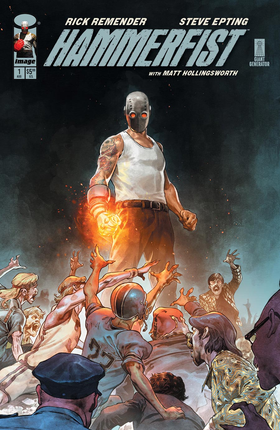 Hammerfist #1 Cover B Variant Jerome Opena Cover