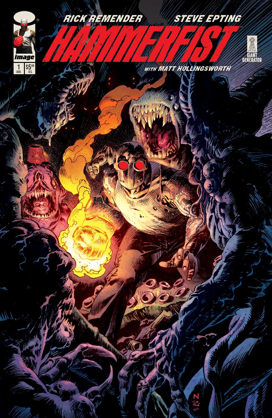 Hammerfist #1 Cover C Variant Nic Klein Cover