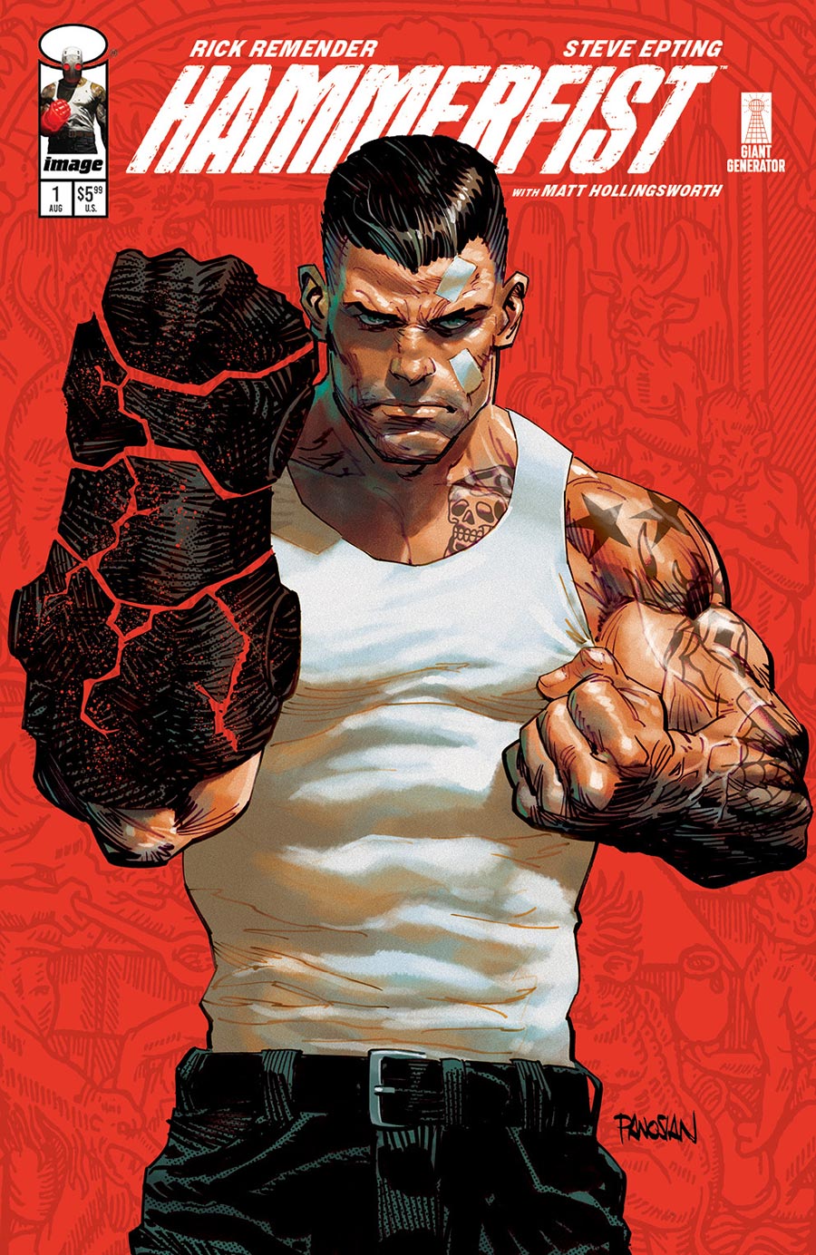 Hammerfist #1 Cover E Variant Dan Panosian Cover