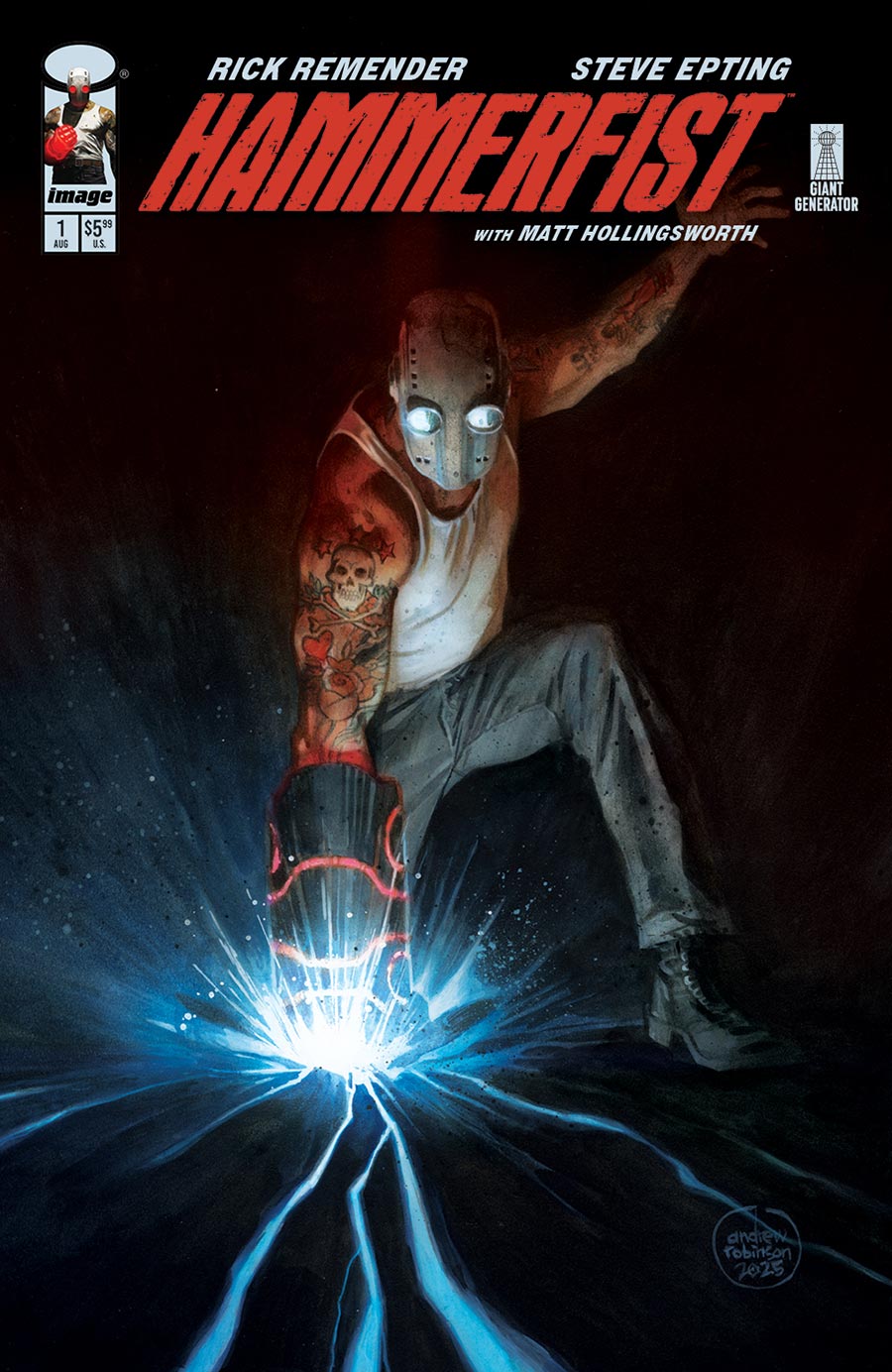 Hammerfist #1 Cover F Variant Andrew Robinson Cover