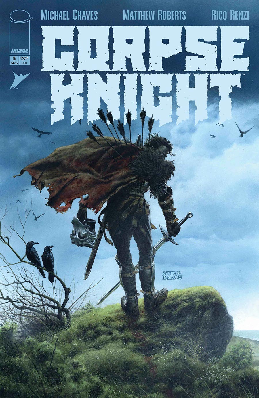 Corpse Knight #5 Cover E Incentive Steve Beach Variant Cover