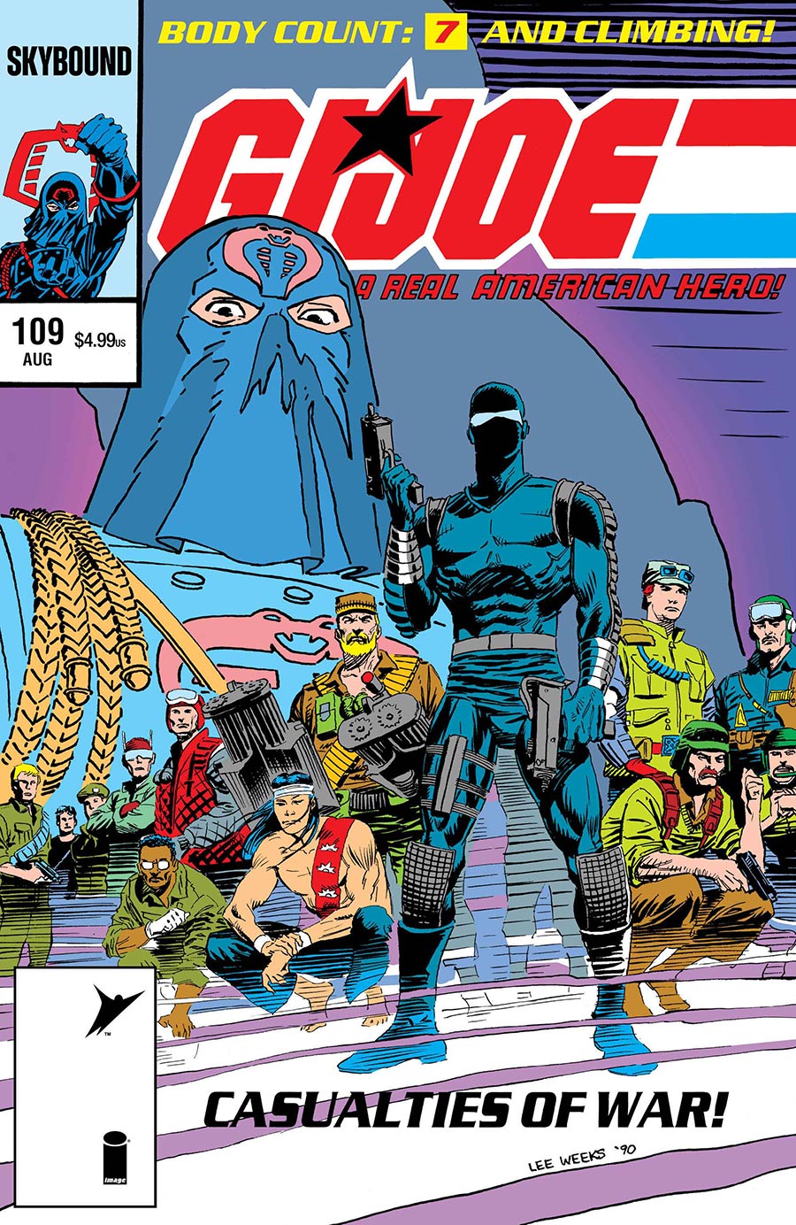 GI Joe A Real American Hero #109 Hama Files Edition Cover C Variant Lee Weeks Foil Cover