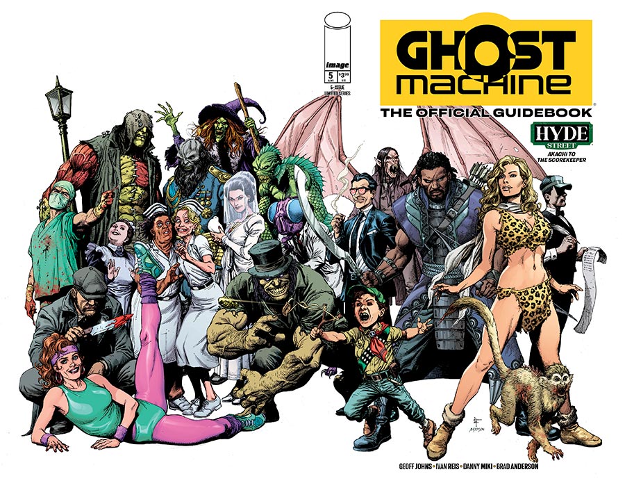 Ghost Machine The Official Guidebook #5 Cover A Regular Gary Frank & Brad Anderson Wraparound Cover