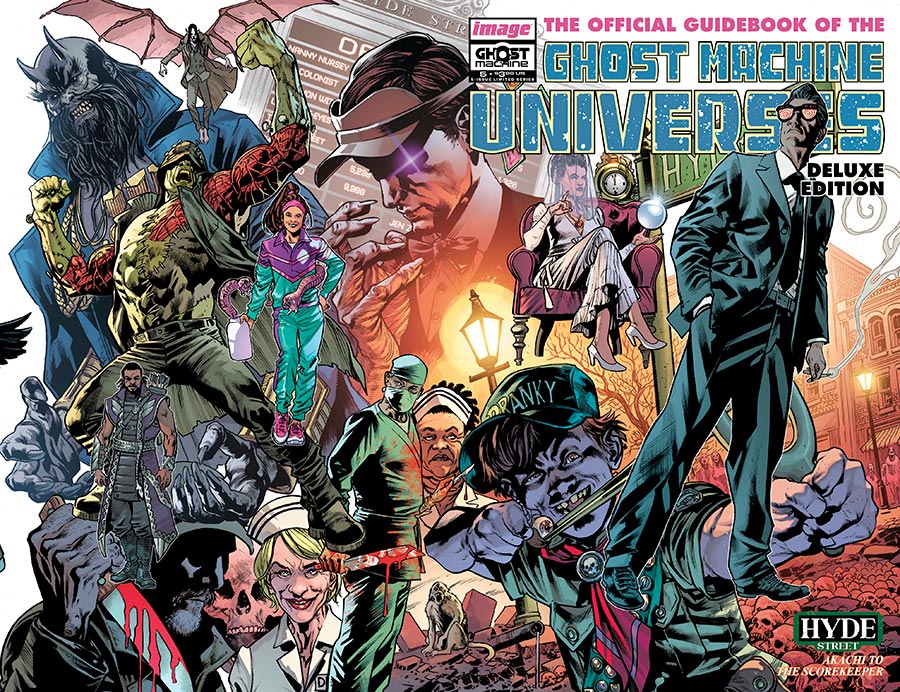 Ghost Machine The Official Guidebook #5 Cover B Variant Bryan Hitch & Brad Anderson Wraparound Cover