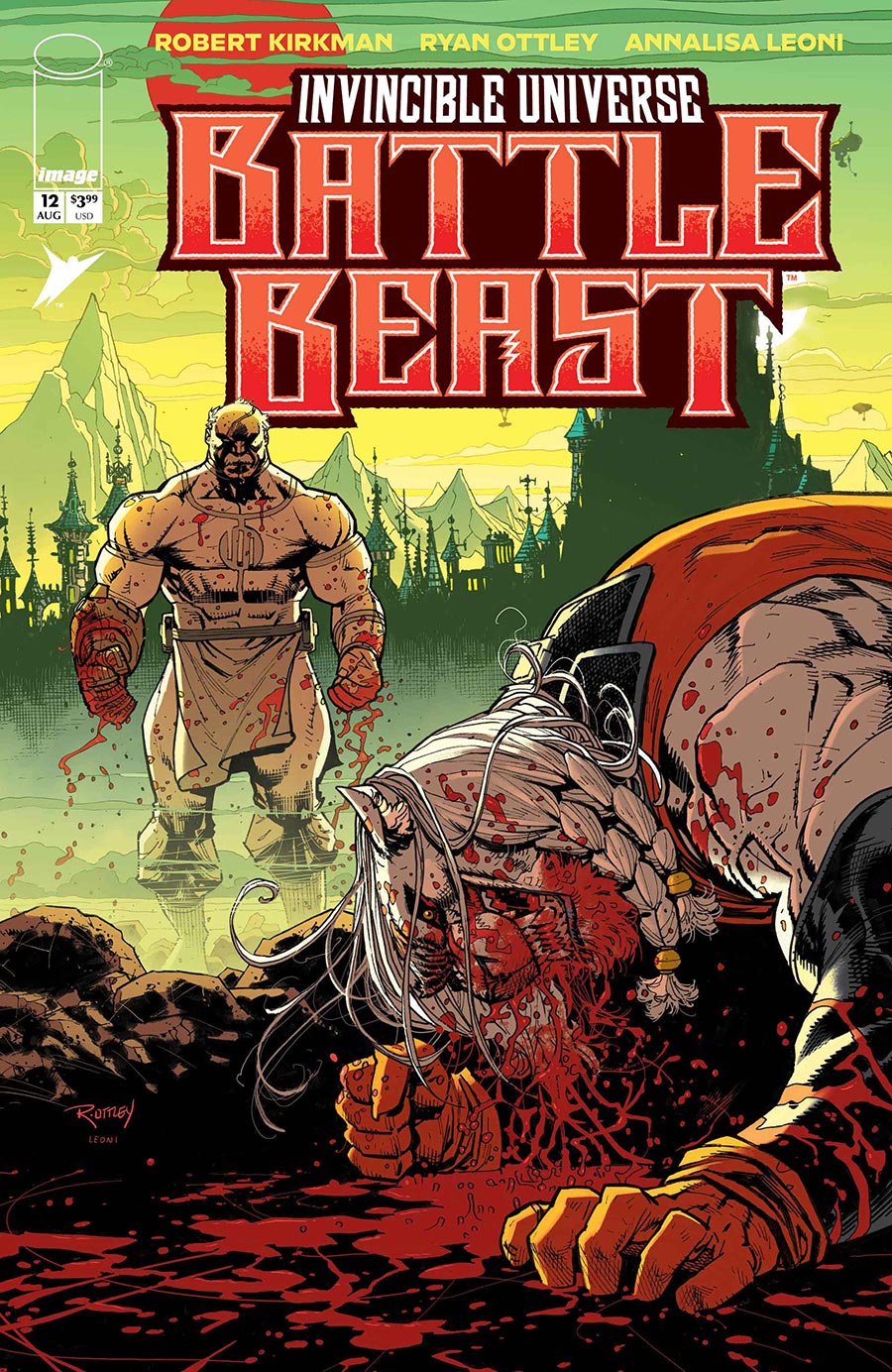 Invincible Universe Battle Beast #12 Cover A Regular Ryan Ottley & Annalisa Leoni Cover