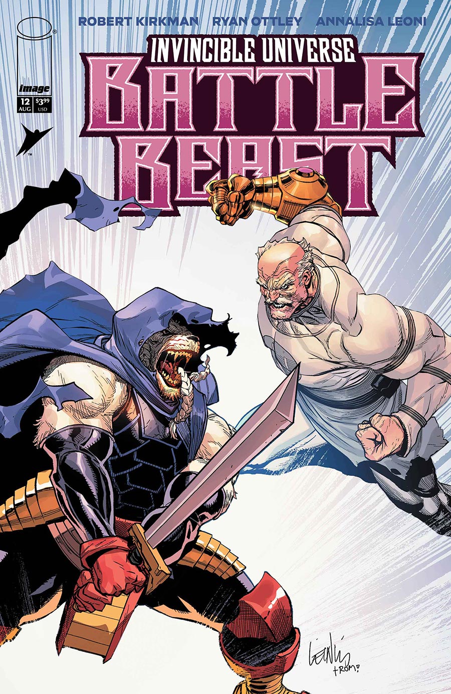 Invincible Universe Battle Beast #12 Cover B Variant Leinil Francis Yu & Romulo Fajardo Jr Cover