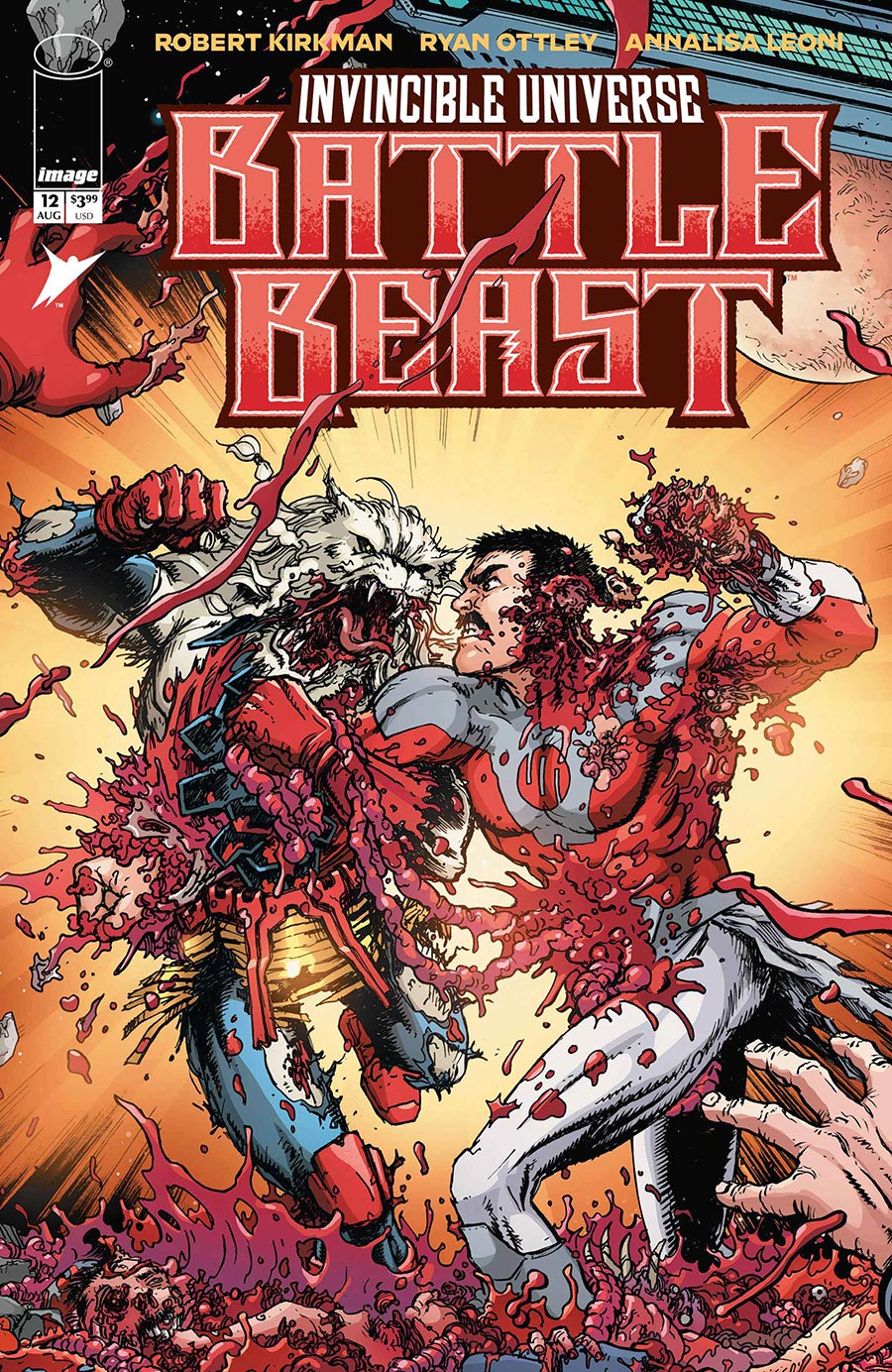 Invincible Universe Battle Beast #12 Cover C Incentive Chris Burnham & Brian Reber Connecting Variant Cover