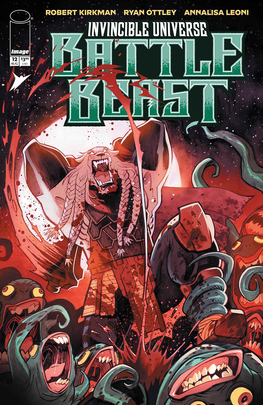Invincible Universe Battle Beast #12 Cover E Incentive Miki Montllo Variant Cover