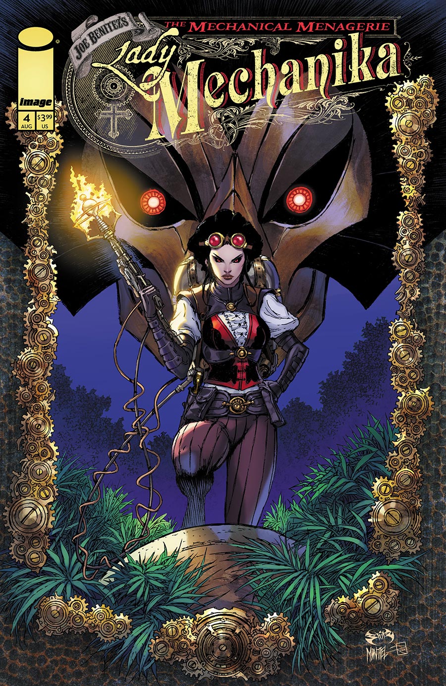 Lady Mechanika The Mechanical Menagerie #4 Cover A Regular Joe Benitez Martin Montiel & Sabine Rich Cover