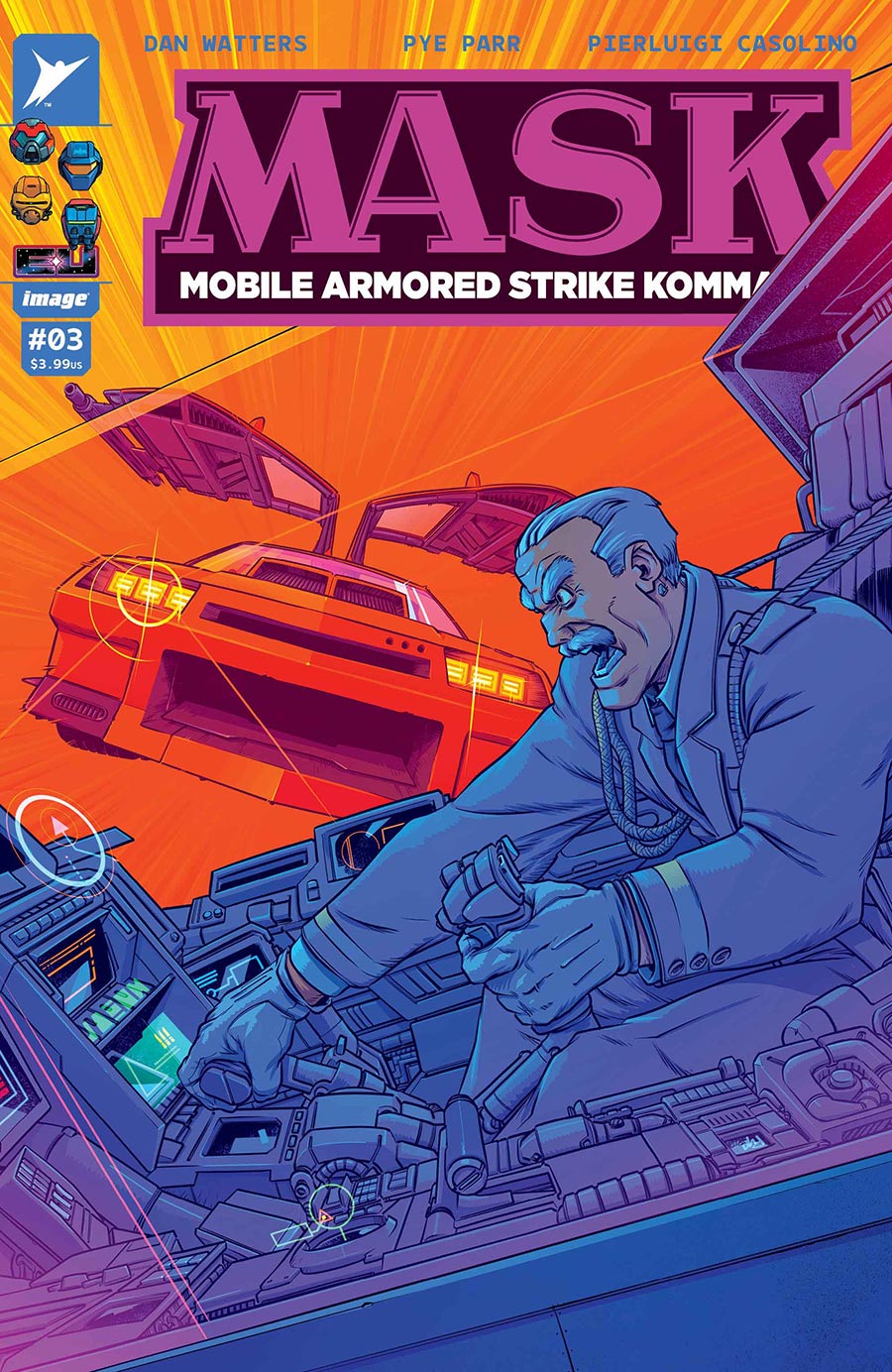M.A.S.K. Vol 3 #3 Cover A Regular Pye Parr Cover (Energon Universe)