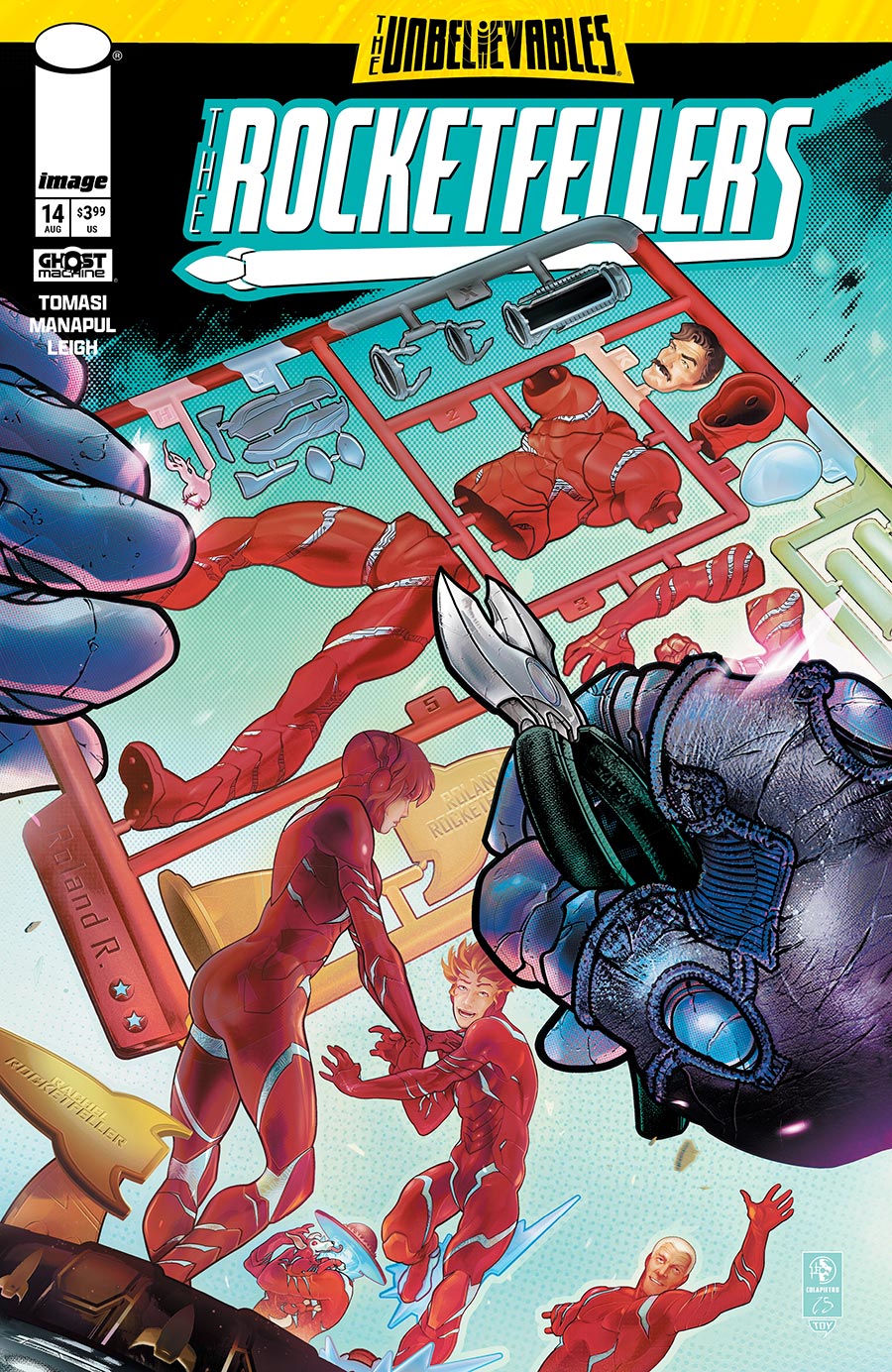 Rocketfellers #14 Cover B Variant Leonardo Colapietro Cover (The Unbelievables)