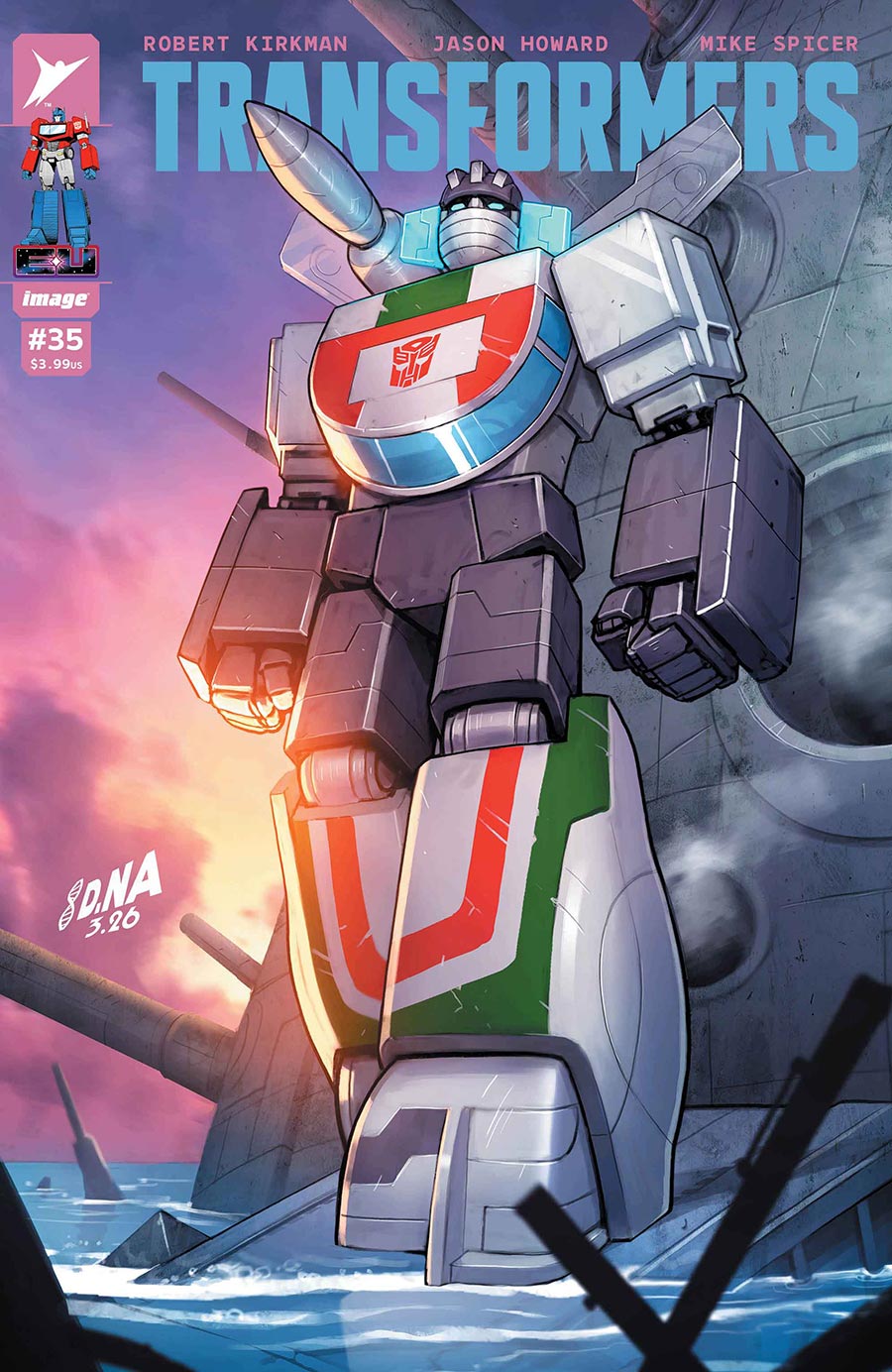 Transformers Vol 5 #35 Cover A Regular David Nakayama Cover (Energon Universe)