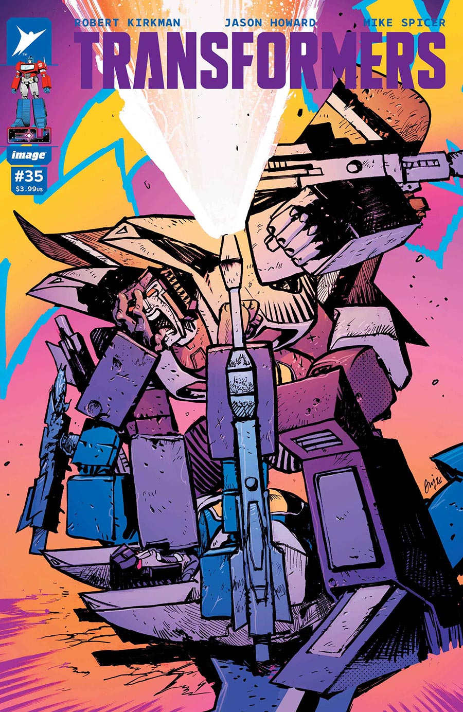 Transformers Vol 5 #35 Cover B Variant Daniel Warren Johnson & Mike Spicer Cover (Energon Universe)