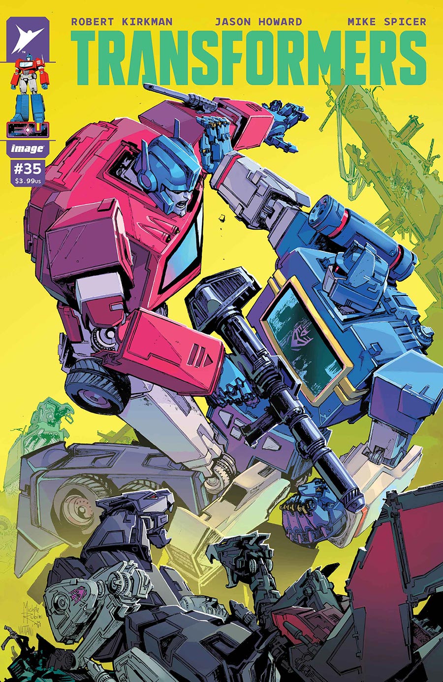 Transformers Vol 5 #35 Cover D Incentive Michele Rubini & Matteo Vattani Variant Cover (Energon Universe)