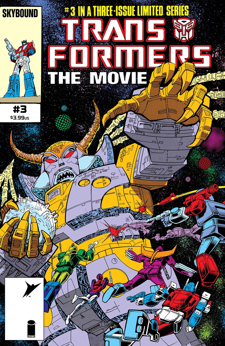 Transformers The Movie 40th Anniversary Edition #3 Cover B Variant Don Perlin Ian Akin & Brian Garvey Cover
