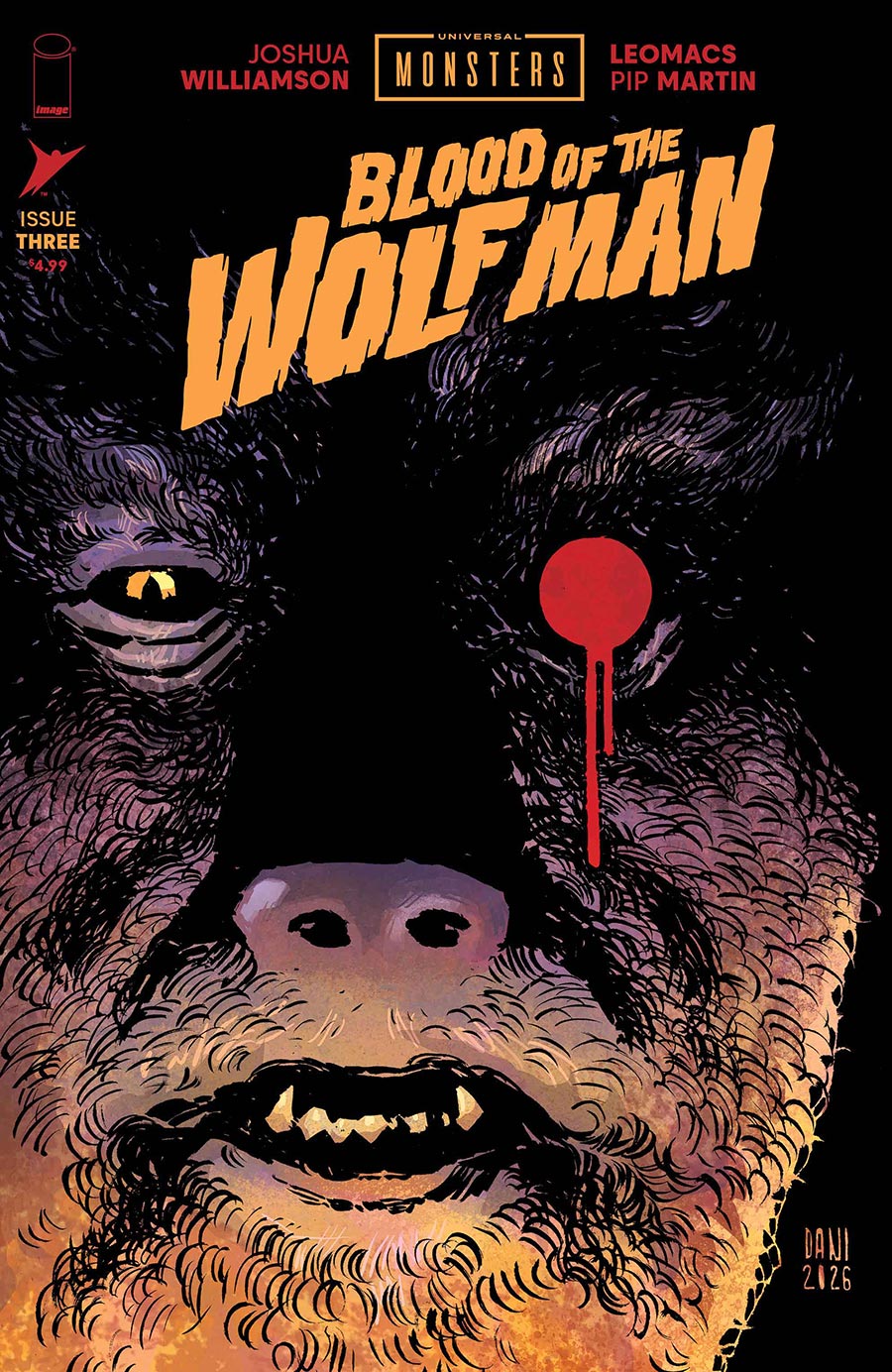 Universal Monsters Blood Of The Wolf Man #3 Cover E Incentive DaNi & Brad Simpson Variant Cover